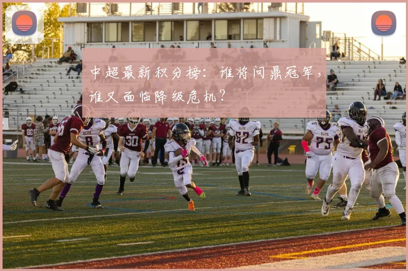 中超最新积分榜：谁将问鼎冠军，谁又面临降级危机？